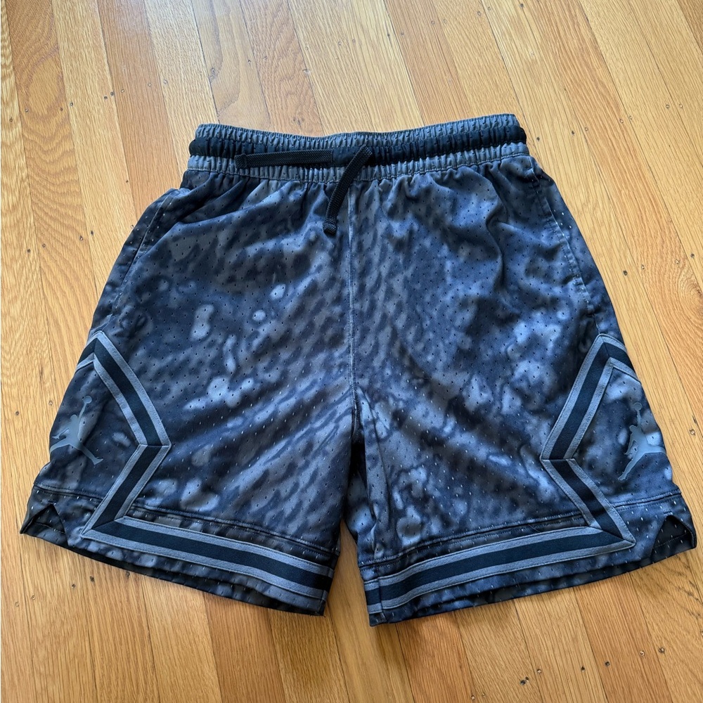 Nike Black and Gray Athletic Shorts